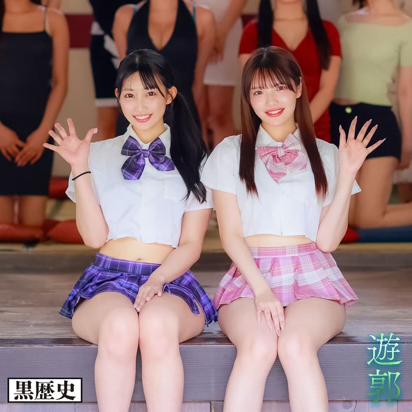 KURE-058｜るる＆める 山奥遊郭で制服女子校生2人とハーレムSEX｜MissJapanAV