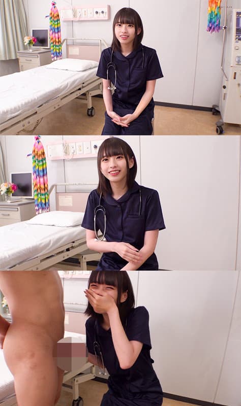 ORECZ-482 病院内でナース姿で微笑みながら立っているところから股間に手が伸びて慌てて口を押さえる
