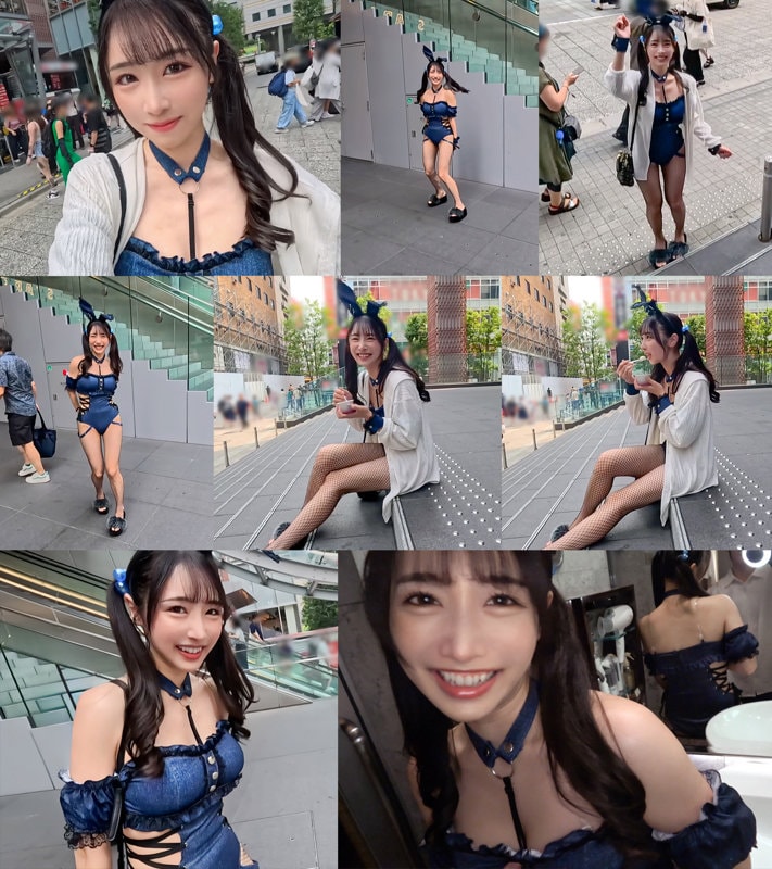 BNGG-003 街中でバニー姿で笑顔の自撮り