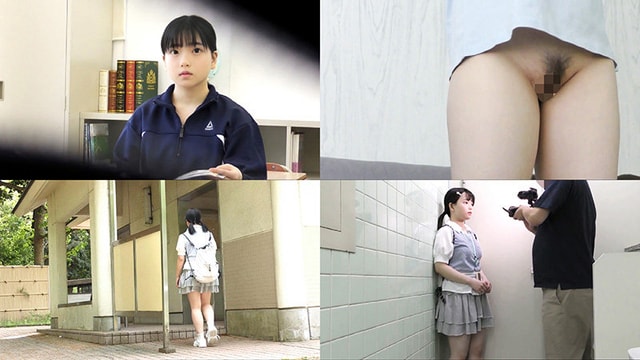 J-002 公衆便所の個室で迫られる様子
