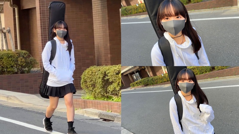MGLD-009 ギターを背負って街を歩く女の子