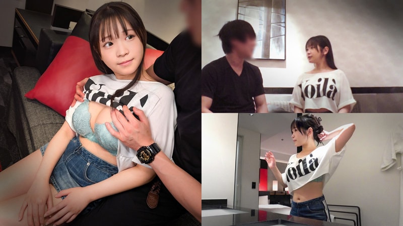 MTGG-011 Tシャツをたくし上げられて巨乳を揉まれながらカメラ目線で恥ずかしそうな表情