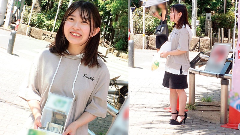 ORECO-580 笑顔で募金箱を持つ女子大生