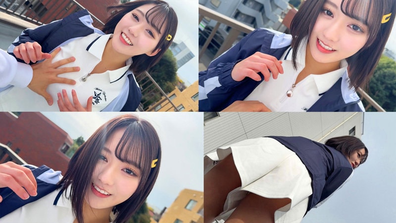 SMUB-107 制服姿でデカパイを揉まれる