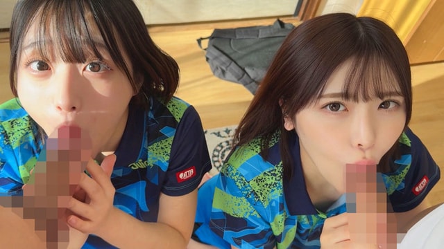 SMUB-124 ２人並んで上目遣いフェラチオでご奉仕